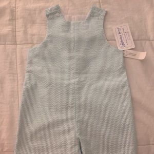 Seersucker romper! Brand new!